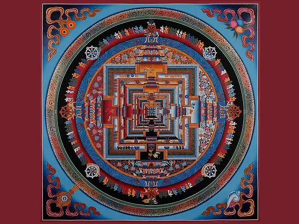 Buddhist kalachakra Mandala