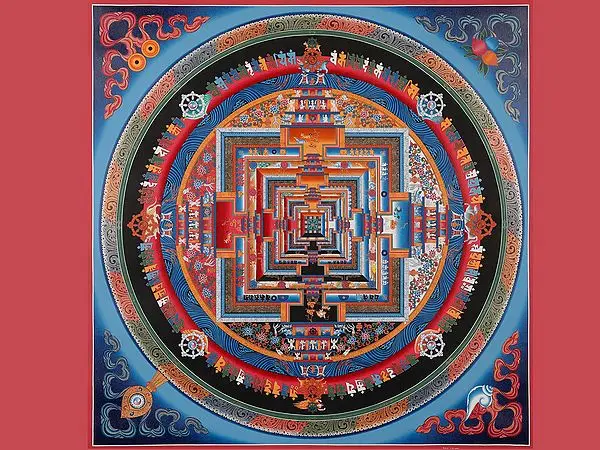 Buddhist kalachakra Mandala