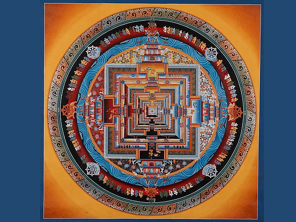 Buddhist kalachakra Mandala