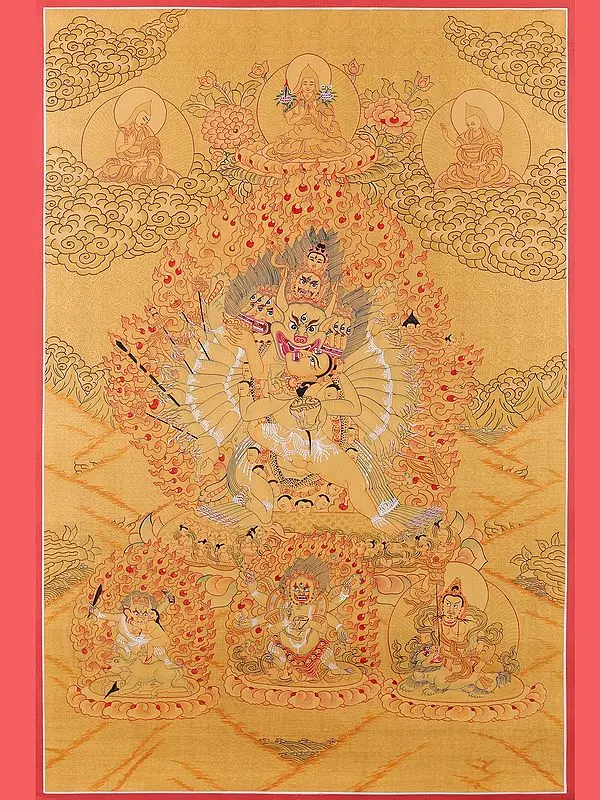 Yamantaka (Brocadeless Thangka)