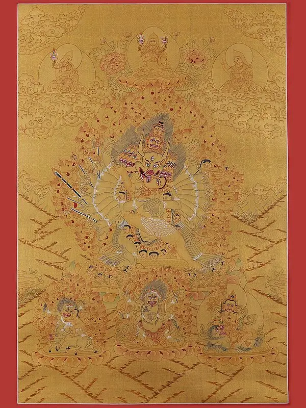 Yamantaka (Brocadeless Thangka)