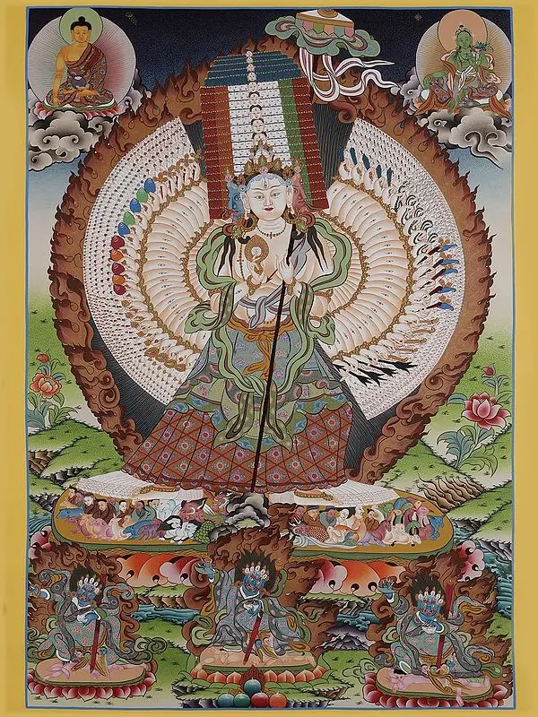 Dukkar Thangka (Brocadeless Thangka)