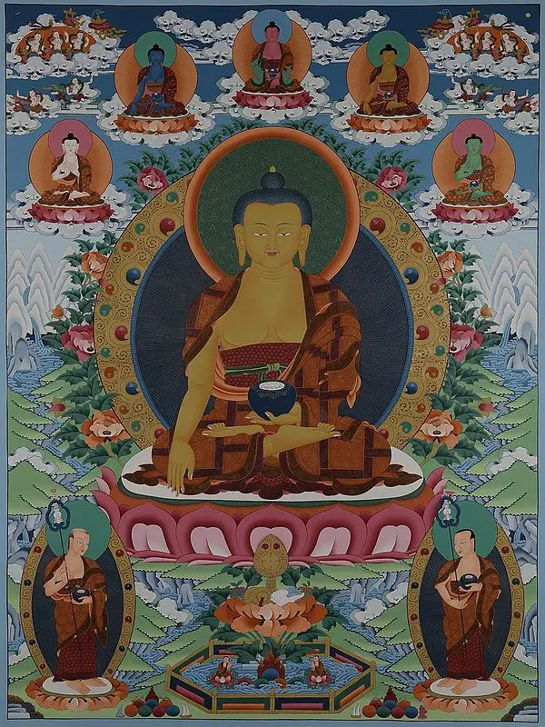 Shakyamuni Buddha (Brocadeless Thangka)