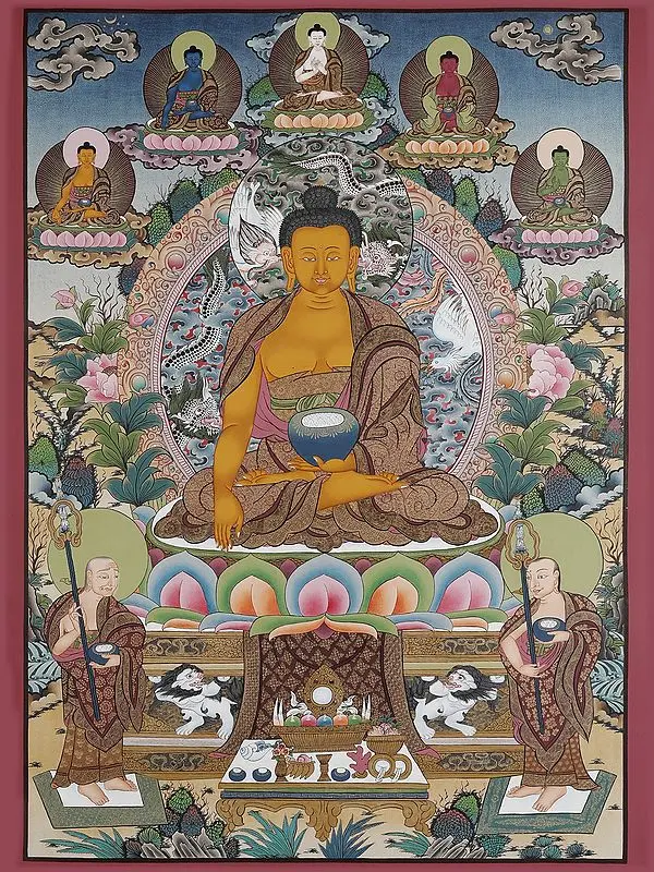 Shakyamuni Buddha (Brocadeless Thangka)