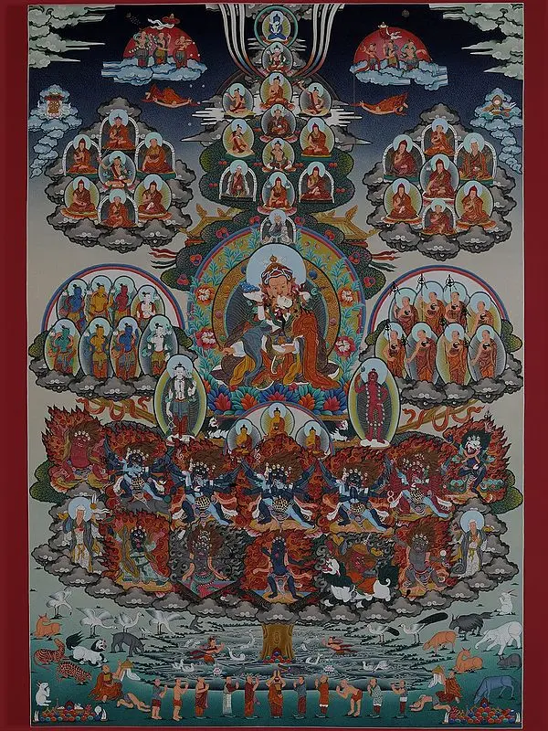 Guru Choksey (Brocadeless Thangka)