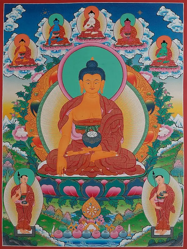 Shakyamuni Buddha (Brocadeless Thangka)