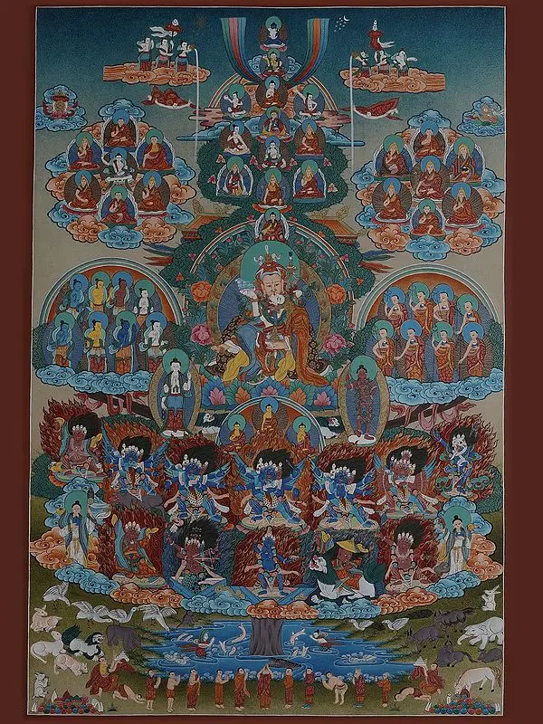 Guru Choksey (Brocadeless Thangka)