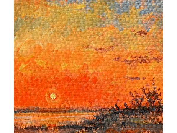 Embrace the Warmth of Sky | Acrylic on Canvas | By Mitisha Vakil