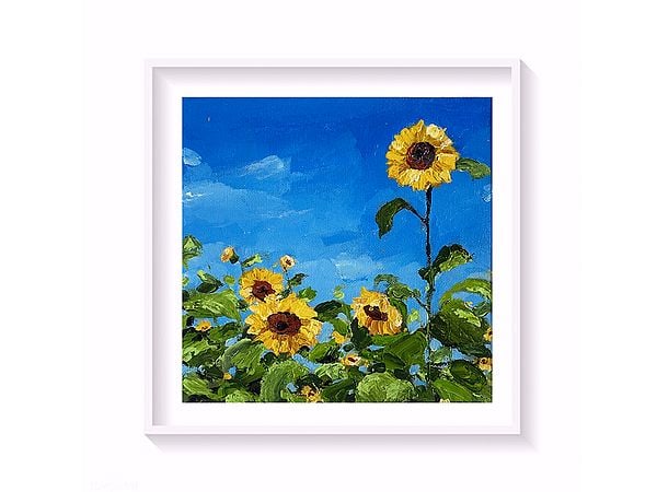 Sun Flowers | Acrylic on Canvas | By Mitisha Vakil