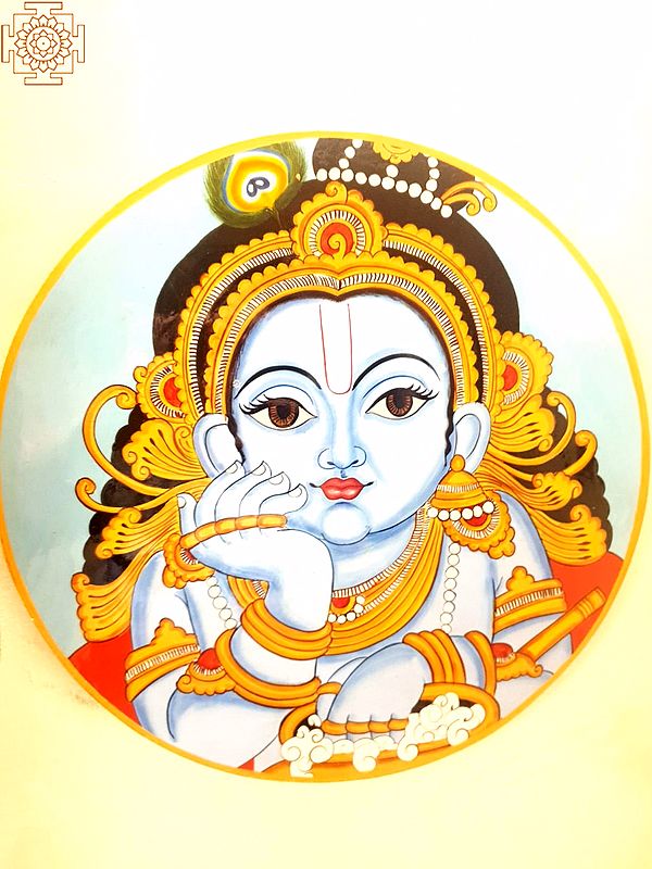 Bal Gopal Painting on MDF Wood | By Jagriti Bhardwaj