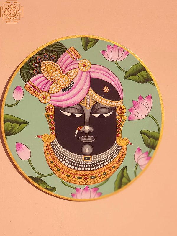 Shrinathji Face - Pichwai Art | Wood Mdf | By Jagriti Bhardwaj