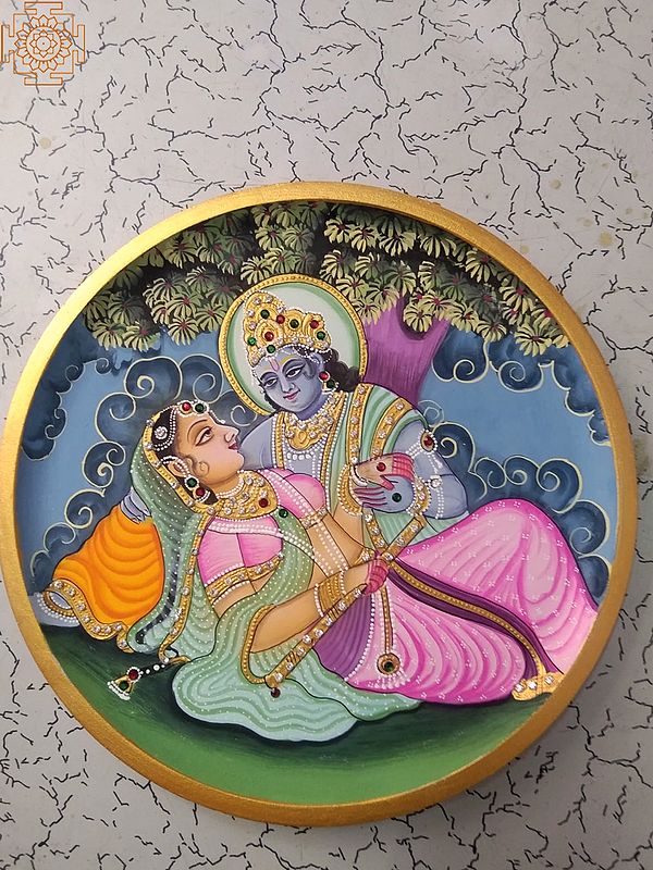 Radha Krishna Bond Of Love | Wood Mdf | By Jagriti Bhardwaj