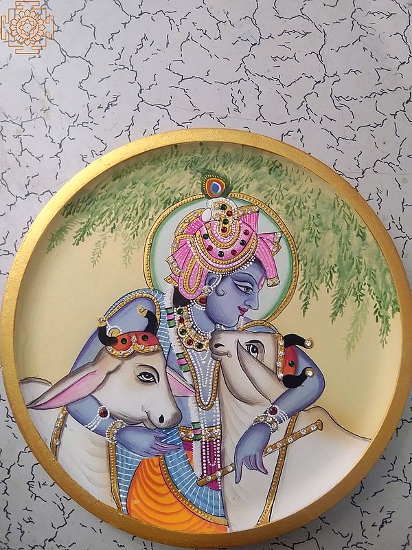 Lord Krishna As A Gwala | Wood Mdf | By Jagriti Bhardwaj