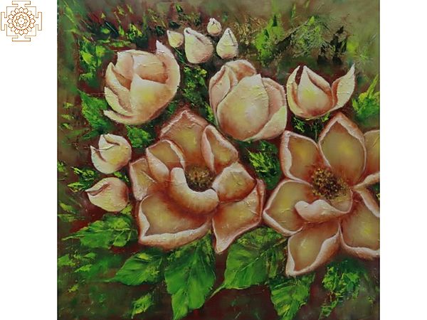Glow of Flowers | Acrylic on Canvas | By Jolly Sharma