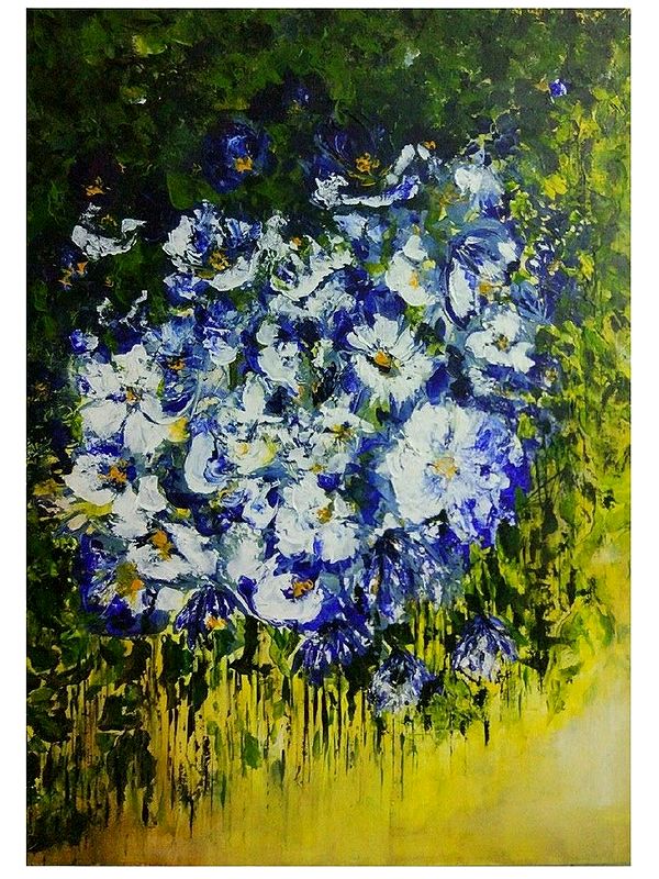 Blue Beehive | Acrylic On Canvas | By Jolly Sharma