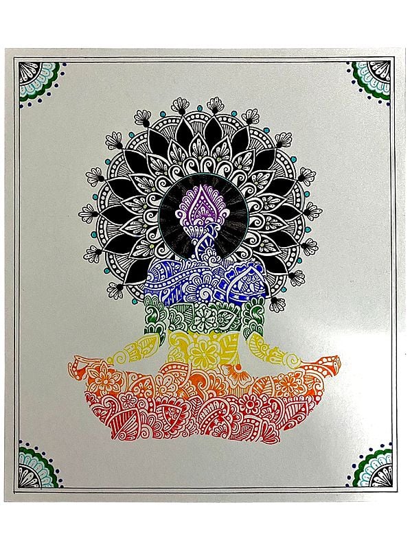 Meditation - Mandala Artwork by Rashi Agrawal