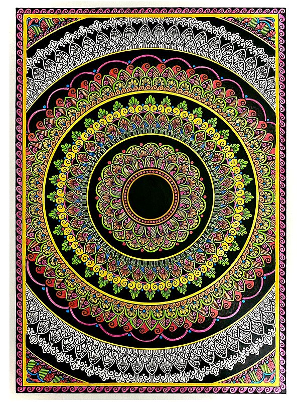 Colorful Mandala Painting by Rashi Agrawal