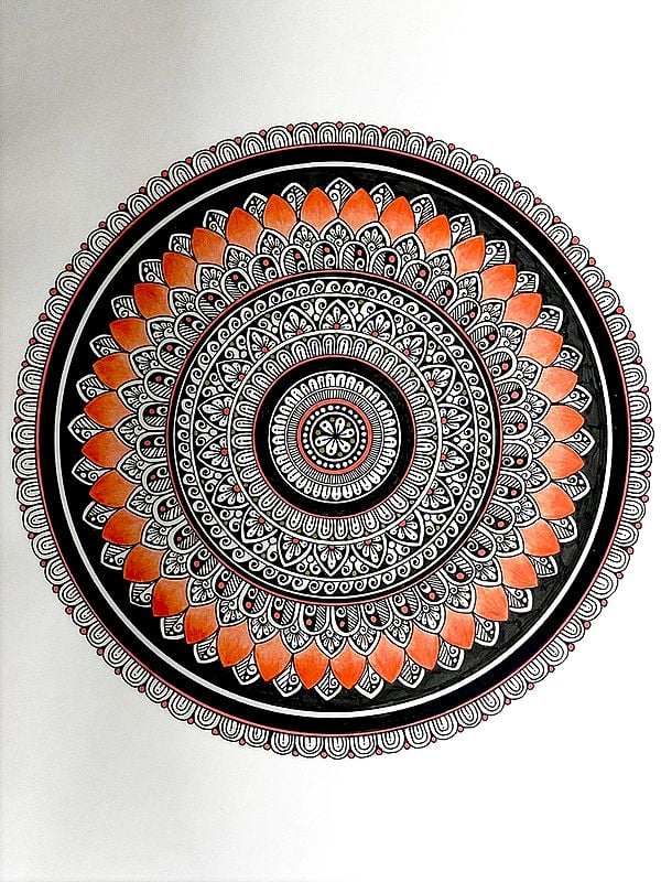 Mandala Art Painting by Rashi Agrawal | Staedtler Fineliners on Paper