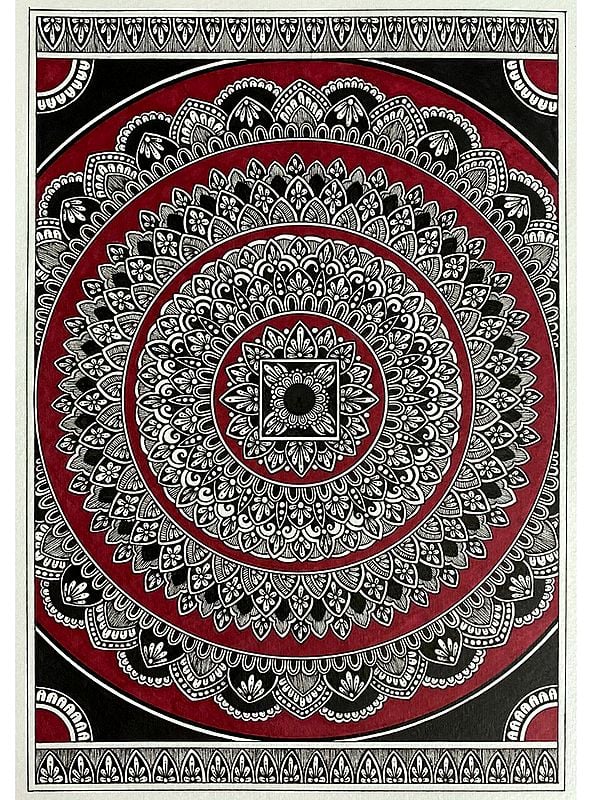 Geometric Symmetry Mandala Artwork by Rashi Agrawal