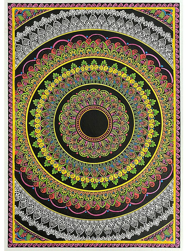 Colorful Mandala Style Painting by Rashi Agrawal
