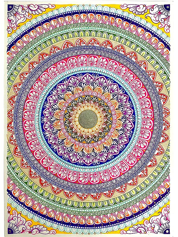 Multi Colored Mandala Painting by Rashi Agrawal