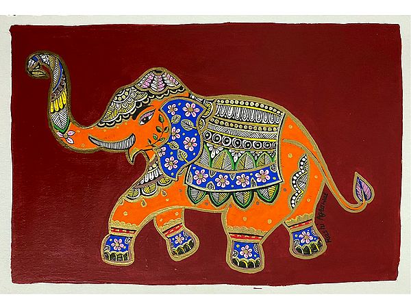 Decorative Elephant | Painting by Rashi Agrawal