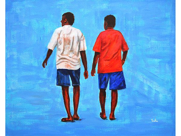 Jay Walkers | Painting by Usha Shantharam