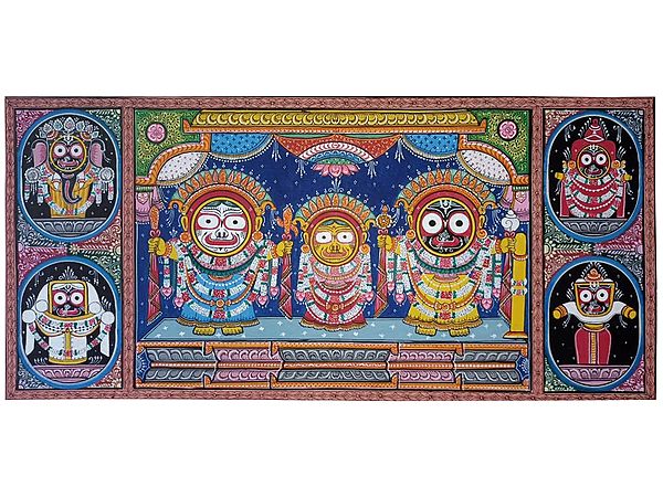 Painting Of Jagannath | Patachitra Art | By Suryakanta Das