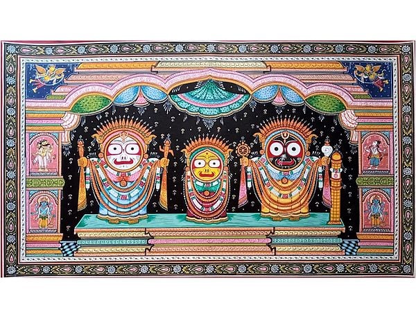 Traditional Painting Of Jagannath | Patachitra Art | By Suryakanta Das