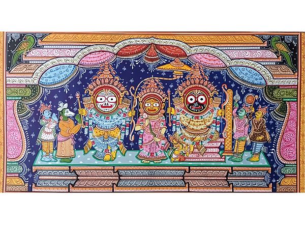 Ram Darbar Patachitra Painting | Patachitra Art | By Suryakanta Das