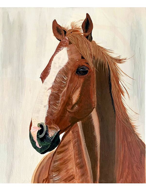 Painting of Horse | Acrylics on Canvas Art by Rashi Jain