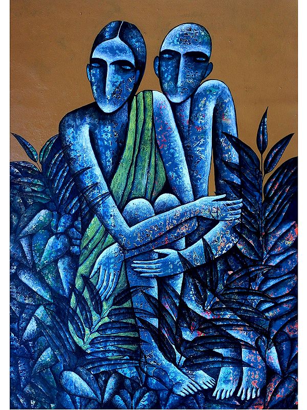 He And She | Acrylic On Canvas | By Ranjith Raghupathy