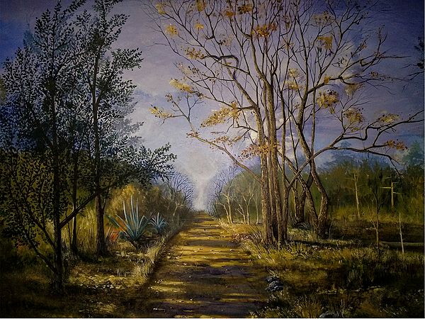 Forest | Acrylic on Canvas Art by Harshad Godbole