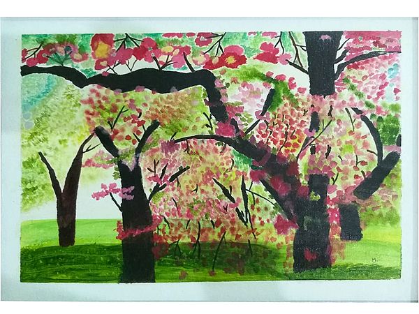 Spring Season Painting | Oil On Canvas | By Mansee Agarwal