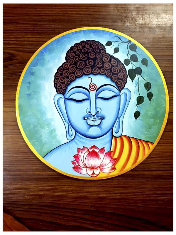 Gautam Buddha Painting | MDF Wood | By Jagriti Bhardwaj