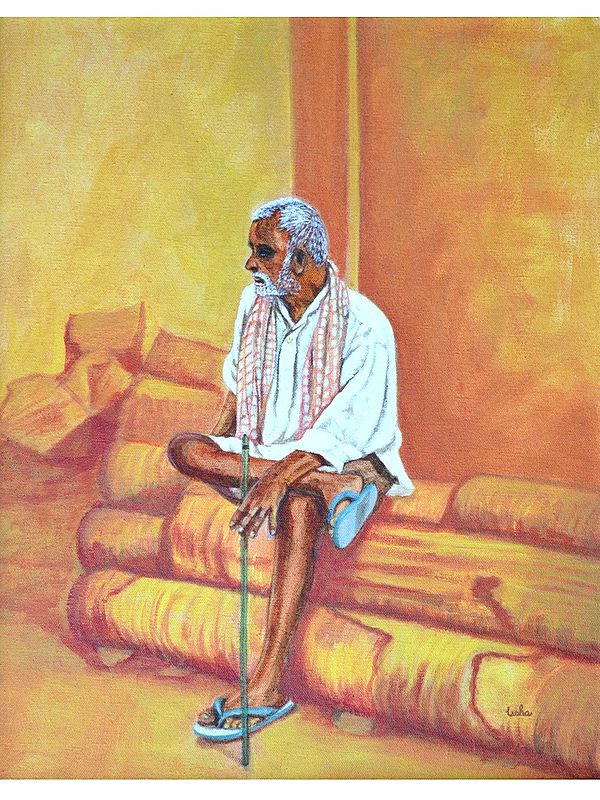 Sweet Reminiscing - Acrylic Painting | Acrylic On Canvas | By Usha Shantharam