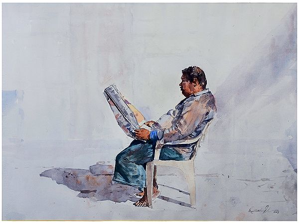A Quiet Life | Watercolor On Paper | By Ramkrishna Paul