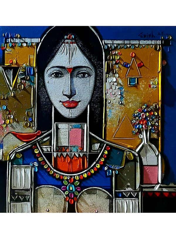 Woman | Painting by Girish Adannavar