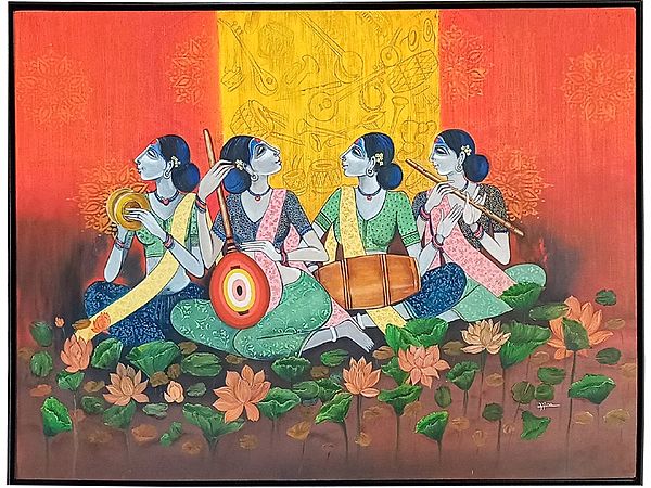 Rangat | Painting by Hina Sudhir Mahuvagara