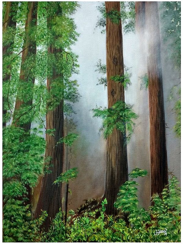 Aranya - Untamed Nature | Painting By Hina Sudhir Mahuvagara