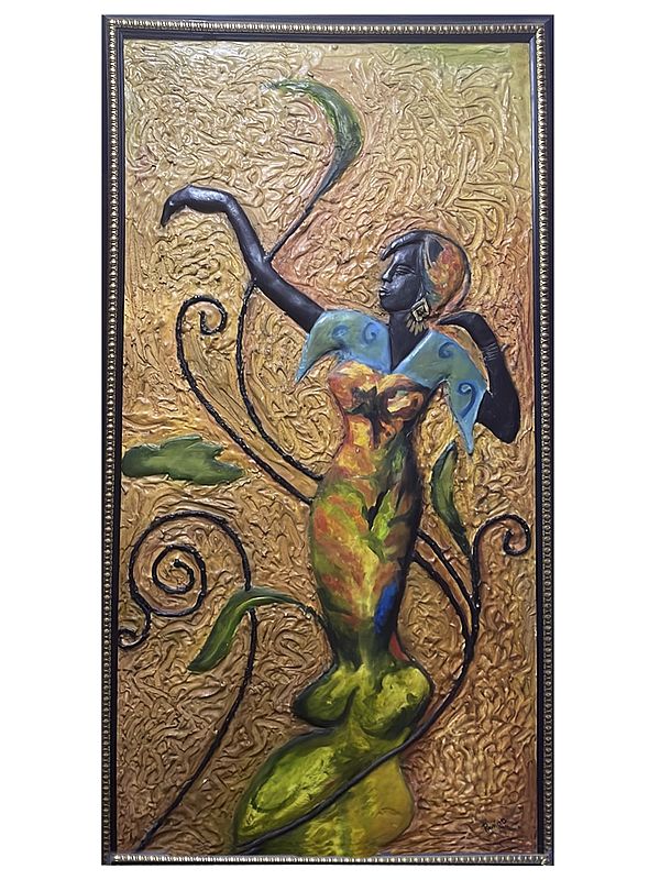Mermaid Acrylic Art | Painting by Ravi Upadhyay