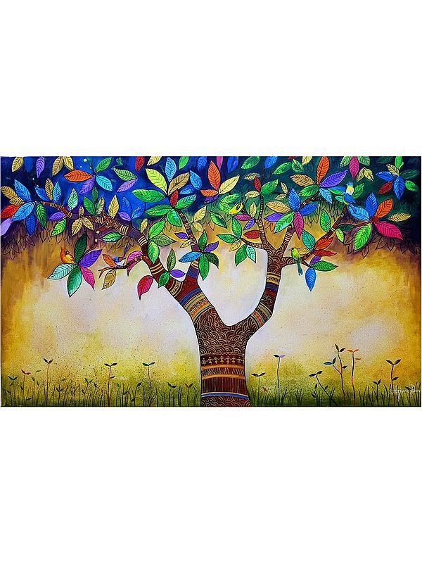 Beauty Of Tree | Acrylic On Canvas | By Arjun Das