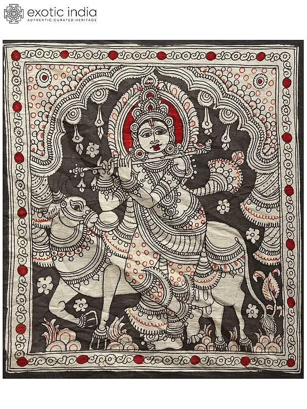 Venugopal Krishna Kalamkari Painting