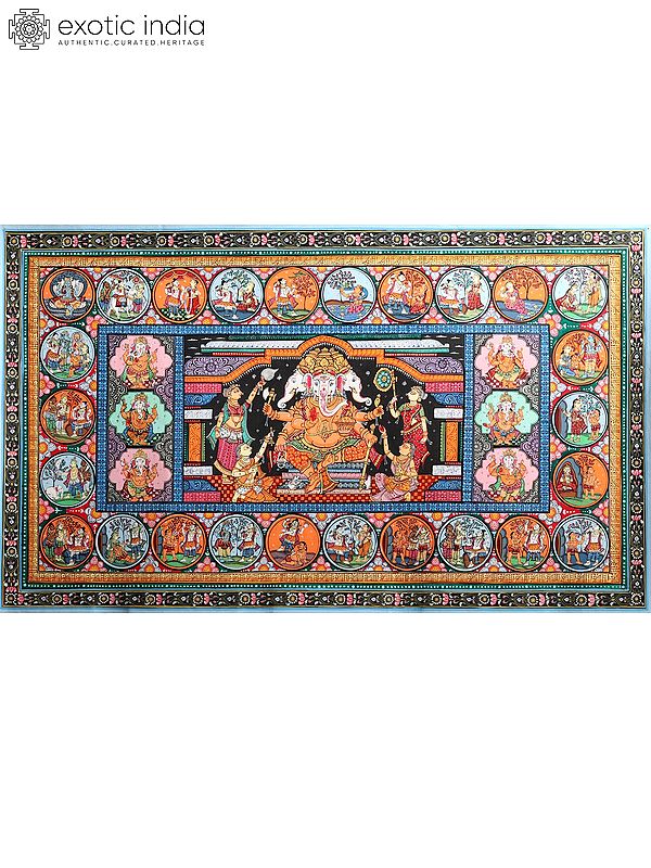 Lord Ganesha's Life Story | Patachitra Painting