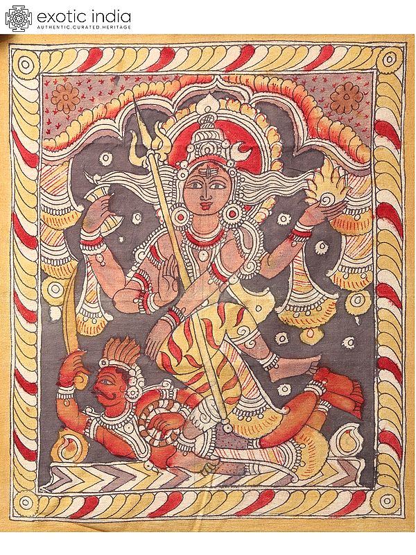 Nataraja (Dancing Lord Shiva) | Kalamkari Painting