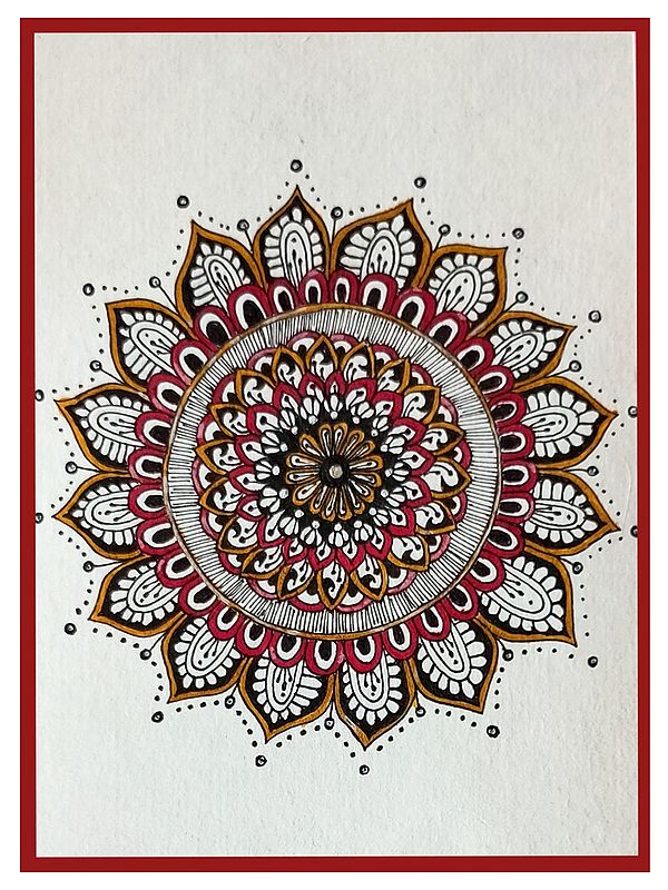 Beautiful Mandala Art by Deeksha Salame | Pigment Ink Pen on Paper