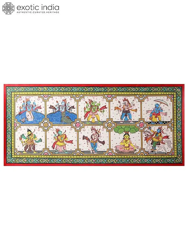 Dashavatara of Lord Vishnu | Patachitra Art