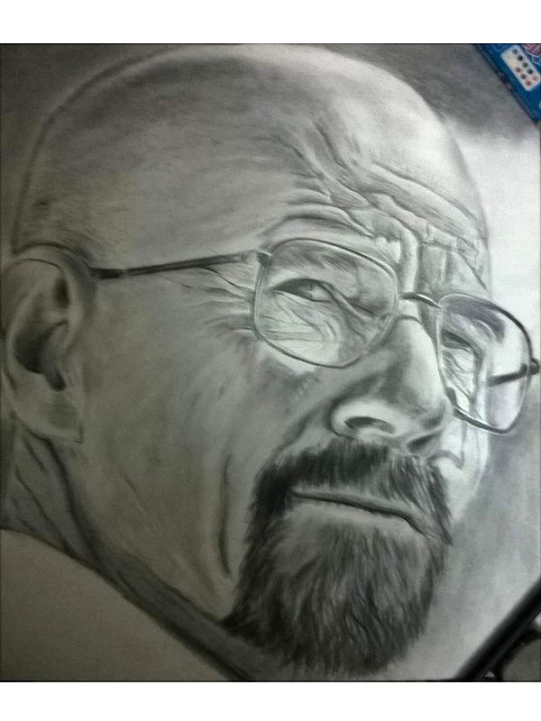 Walter White | Painting by Akshay Dighe