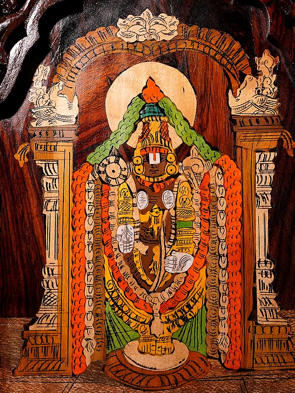 Tirupati Temple in Framed Art prints Online - Santi Art Gallery - Medium