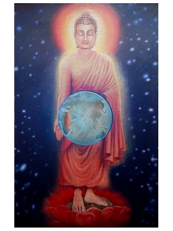 Buddha For Peace | Painting by Ghanshyam Gupta